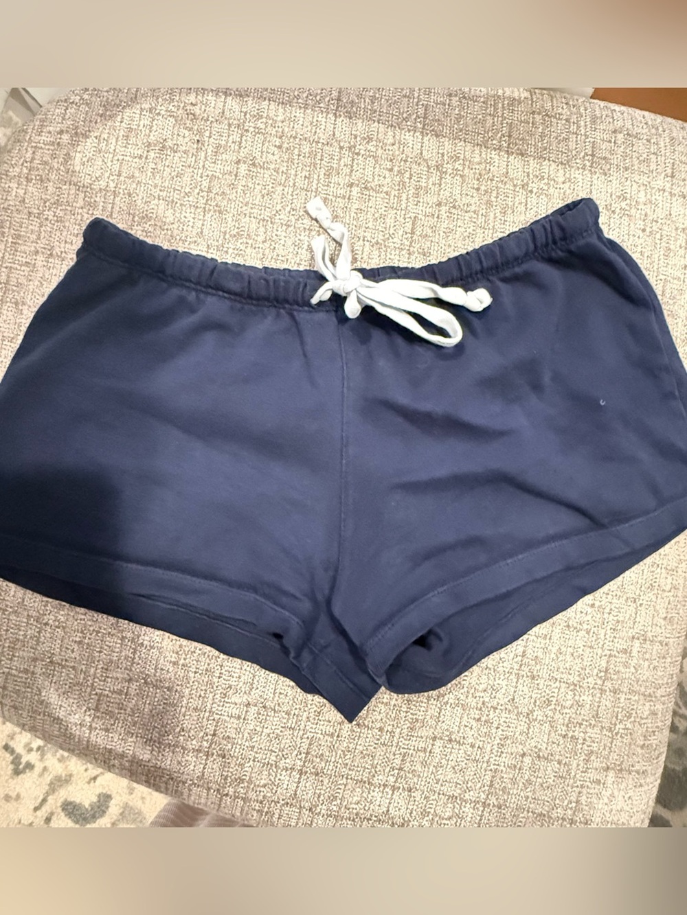 Brandy Melville Navy Lounge Shorts with Drawstring